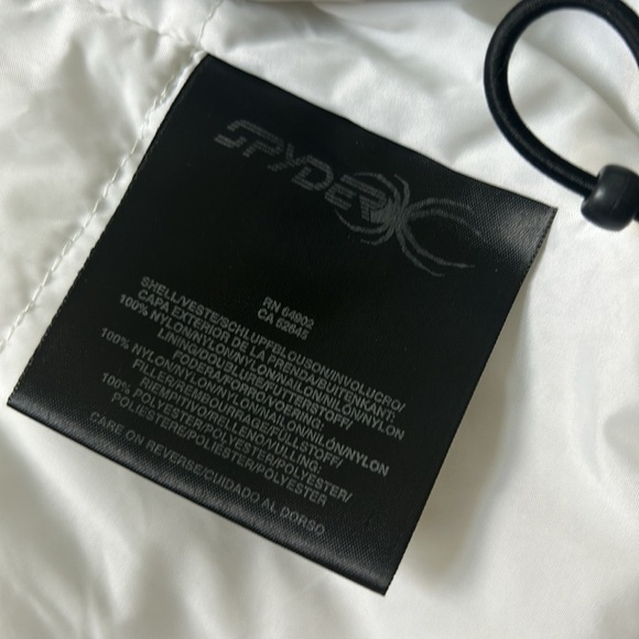 Spyder Women’s White Blue Ski Jacket Size 8 - Picture 10 of 13